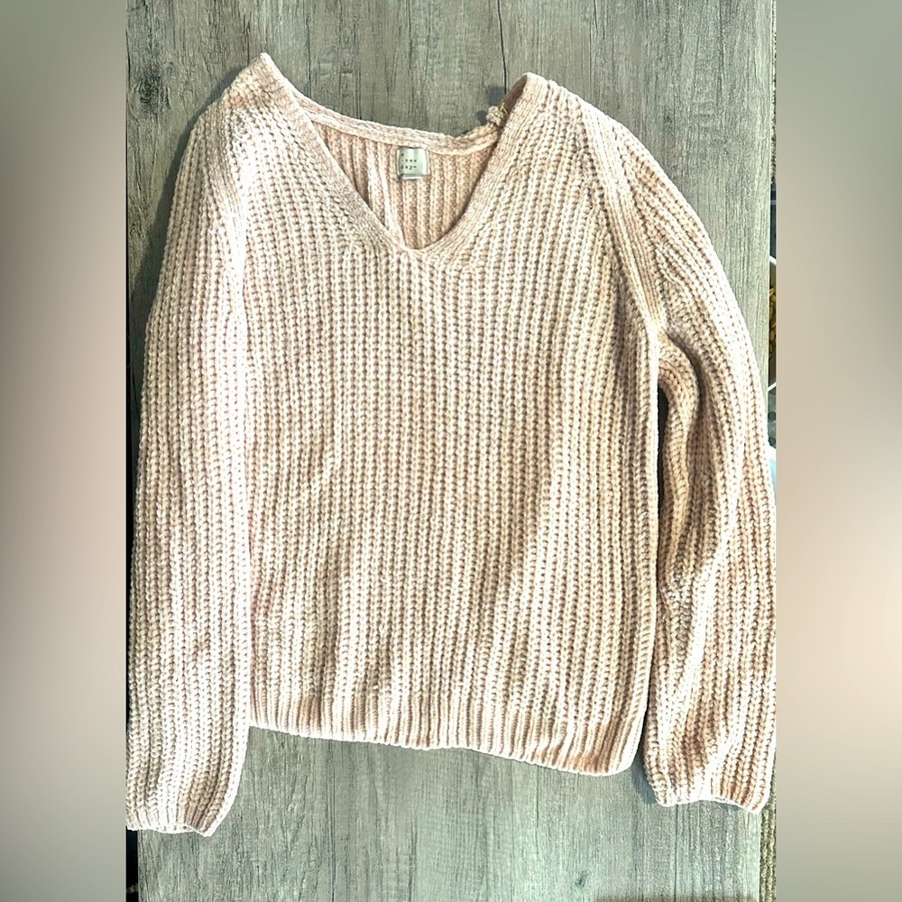 A new day Pastel Pink Sweater Size Small